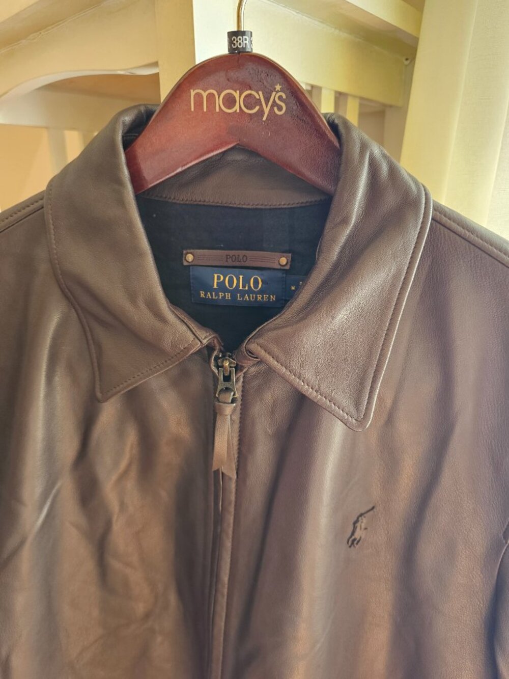 Polo Ralph Lauren Leather Men's Jacket - Picture 7 of 14